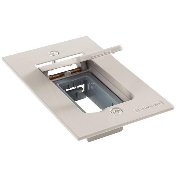 TAMPA  1 POSTO MODULAR PISO 4X2" ALUMINIO CZ 37200