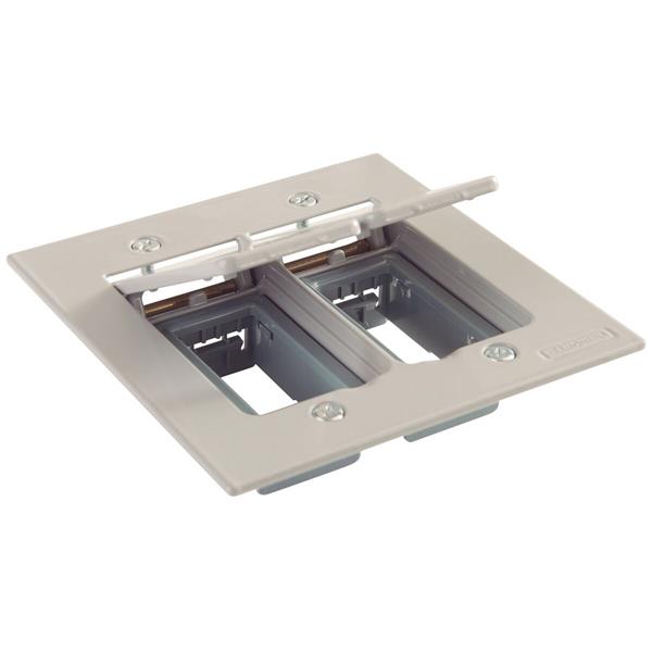 TAMPA  2 POSTOS MODULAR PISO 4X4" ALUMINIO CZ 37201
