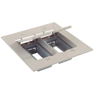 TAMPA  2 POSTOS MODULAR PISO 4X4" ALUMINIO CZ 37201 