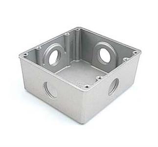 CAIXA  DERIVACAO / PISO 4X4 ALUMINIO FURACAO 1" BAIXA 37413 56120023 