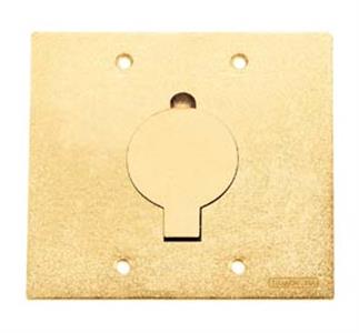 PLACA  PISO UNHA SIMPLES 4X4" ALUMINIO DOURADA 37476 56121206 