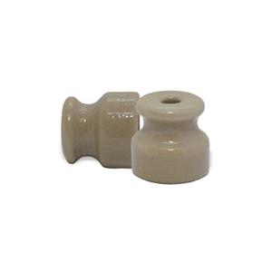 ISOLADOR  ROLDANA 24X24MM FURO 6MM PORCELANA 43046 