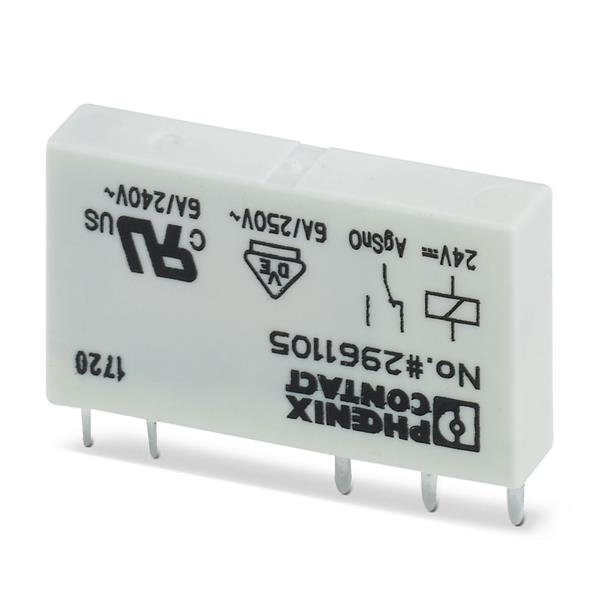 RELE  POTENCIA MINI 6A 24VDC CZ 1 CONTATO REVERSIVEL 43142 RELMR24DC21