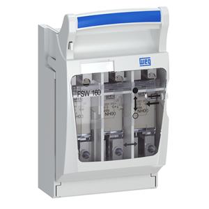 CHAVE  SECCIONADORA SACA FUSIVEL NH00 TRIPOLAR 160A FSW 43242 FSW1603 