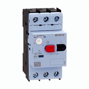 DISJUNTOR  MOTOR TRIPOLAR 2,5-4A 100KA/220V 100KA/380-440V MPW18 AZ 43290 MPW183U004 