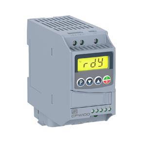INVERSOR  FREQUENCIA MONOFASICO 0,50CV 0,37KW 220V 2,6A ESTATICO CA/CA CFW100 43350 CFW100B02P6S220 