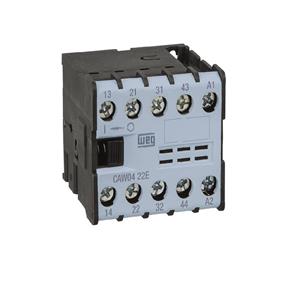CONTATOR  AUXILIAR BOBINA CA 6A 220VCA 4NA 60HZ CAW04 C/ TERMINAL PARAFUSO 43365 CAW044000V25 