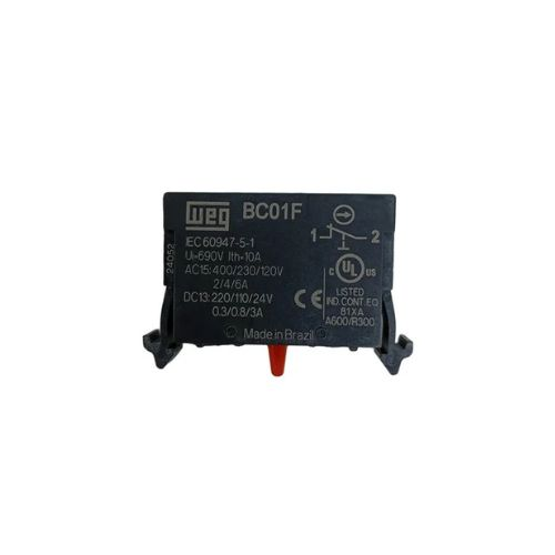 BLOCO  CONTATO SIMPLES P/FLAGE AF3F/AF5F 1NF 43377 BC01FCSW
