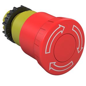 BOTAO  EMERGENCIA C/TRAVA 22MM VM NAO ILUMINADO CSW IP66 43379 CSWBESGWH 