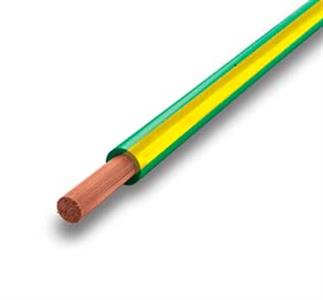 CABO  COBRE FLEXIVEL 1X0,50MM² 750V VD/AM 70°C PVC 44216 