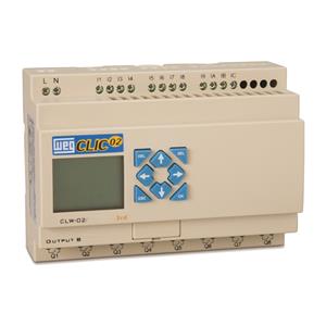 CONTROLAD  PROGRAMAVEL CLIC 24VCC 12E/8S CLW-02 20HR-D 3RD 48010 