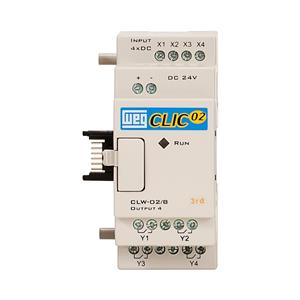 MODULO  EXPANSAO DIGITAL 24VCC 4E/4S RELE CLW-02 8ER-D 48011 