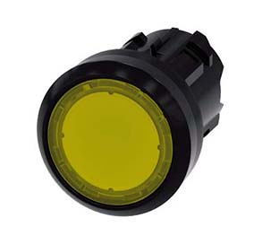 BOTAO  COMANDO ILUMINADO 22MM 1NA AM PLASTICO REDONDO 3SU1 484 3SU10010AB300AA0