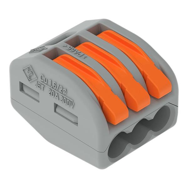 CONECTOR  P/EMENDA C/ALAVANCA 3 FIO 56503