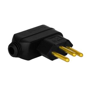 PLUGUE  MACHO 2P+T 20A 250V POLIPROPILENO PT 60054 