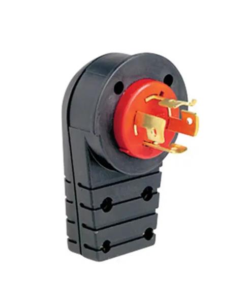 PLUGUE  INDUSTRIAL SAIDA LATERAL 3P+T 32A PT C/ TRAVA 61043