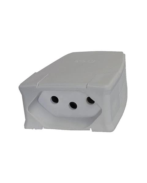 PLUG  PROLONGADOR FEMEA 2P+T 20A 250VCA TERMOPLASTICO CZ 61078