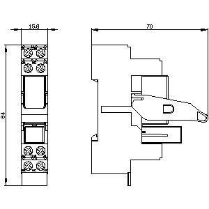 ACOPLADOR  RELE 1NAF 24VCC 17400 RT3A4L24