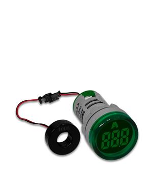 AMPERIMETRO  DIGITAL AD22-22AM-G 22MM 0-100A 60-380VCA VD 18407 AD2222AMG 