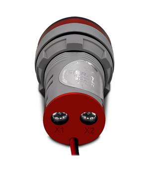 AMPERIMETRO  DIGITAL AD22-22AM-R 22MM 0-100A 60-380VCA VM 18408 AD2222AMR 