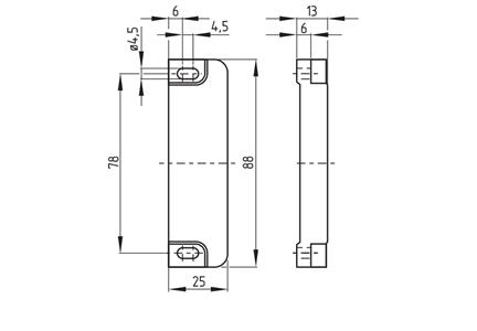 ATUADOR  P/CHAVE SEG MAGNETICO BPS 36-1 1190052 21233 BPS361