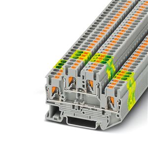 CONECTOR  PASSAGEM 2 ANDARES 2,5 MM² POLIAMIDA CZ PUSH-IN / MOLA 22397 PTTB25 