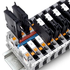 CONECTOR  FUSIVEL PUSH-IN/MOLA 4 MM² 6,3A / 24V POLIAMIDA PT 22422 PTC4HESILED245X20 