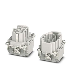 MIOLO  P/TOMADA MACHO C/CONTATO TERRA SERIE B6 6 POLOS PUSH-IN/ MOLA 22483 HCB06IPTM 