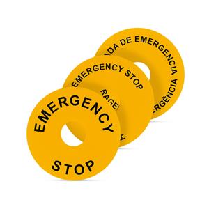 ETIQUETA  AM 60MM PVC US-PML-ESS100 (D60) YE 22688 USPMLESS100(D60)YE 