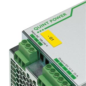 IDENTIFICADOR  PLAQUETA PLASTICO AM 85,6x54MM US-EMPL YE 22720 USEMLP(85,6X54)YE 