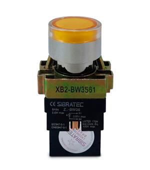 BOTAO  IMPULSO ILUMINADO 220VCA 1NA AM METALICO BW3561 23509 9712 