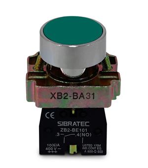 BOTAO  IMPULSO 1NA VD METALICO AMPB6G 23512 XB2BA31 