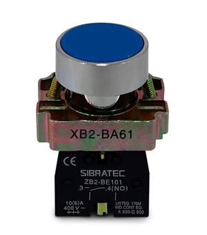 BOTAO  IMPULSO 1NA AZ METALICO AMPB6BI 23514 XB2BA61 