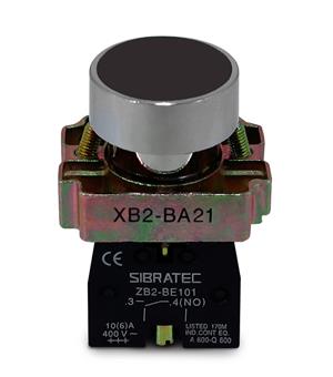 BOTAO  IMPULSO 1NA PT METALICO AMPB6B 23516 XB2BA21 