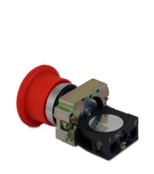 BOTAO  EMERGENCIA C/TRAVA 1NF VM METALICO GIRA P/DE 23601 XB2BS542 