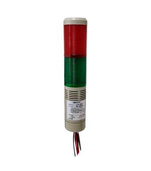 SINALIZ  TORRE LUMINOSA LED CONTINUA OU INTERMITENTE 90-260VCA VM/VD 27512 LTA5052 