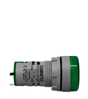 MEDIDOR  TEMPERATURA AD22-22TMG 60-380V -20°C...199°C 22MM VD 28095 AD2222TMG 