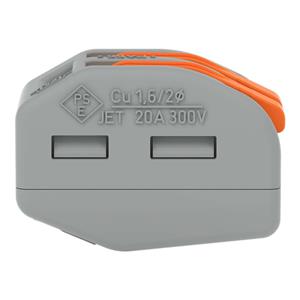 CONECTOR  P/EMENDA C/ALAVANCA 2 FIOS 56502 