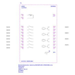 MODULO  CONTROLADOR LOGO 12/24RCE 8 DI 4 DO COM TELA 70000 6ED10521MD080BA1 