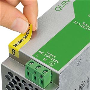 ETIQUETA  TECIDO 12MMX6M BR/PT THERMOMARK PA 82045 MMEMLCEX12RC1WHBK 