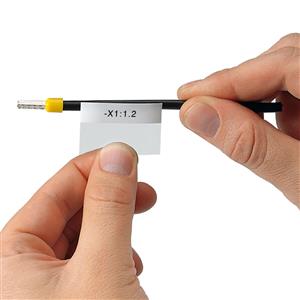 IDENTIFICADOR  DE CABOS AM/PT 25,4X24MM PUR 82065 MMWML524X10RC1WHBK  