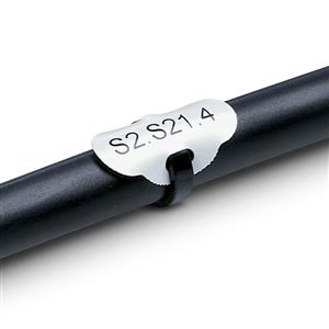 IDENTIFICADOR  DE CABOS BR/PT 23X17X0,12MM POLIESTER 82067 MMWMTB 24X8RC1WHBK 